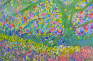 Cherry Blossom Trees | Original Oil Painting by Lesley Blackburn