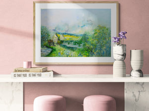The White Houses of Brittany – Original Oil Painting by Lesley Blackburn