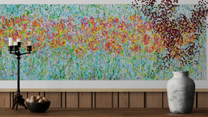 Summer Tulip Meadow — Original Painting by Lesley Blackburn