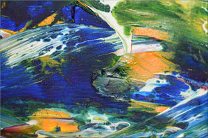 Summer Dance – Original Colorful Abstract Painting by Edelgard Schroer