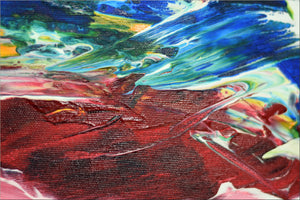 Summer Dance – Original Colorful Abstract Painting by Edelgard Schroer