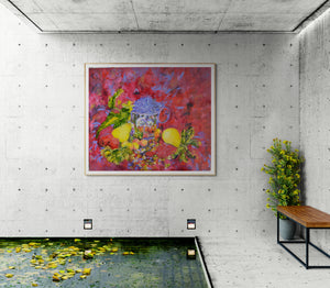 Autumn Fruits – Original Oil Painting by Lesley Blackburn