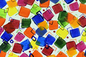 Dancing Pixels – Original Abstract Painting by Edelgard Schroer
