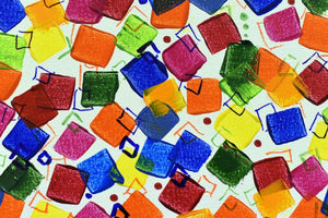 Dancing Pixels – Original Abstract Painting by Edelgard Schroer