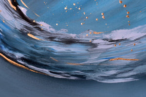 Ocean Loop – Original Acrylic Painting by Edelgard Schroer