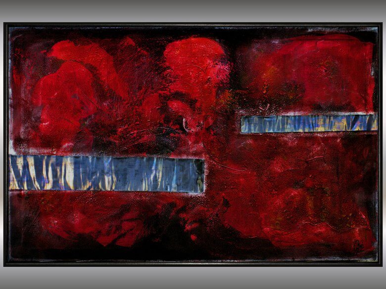 Lead Silence – Original Acrylic Painting by Edelgard Schroer