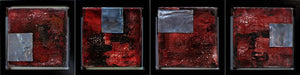 Metallic Echoes – Original Acrylic Painting by Edelgard Schroer