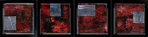 Metallic Echoes – Original Acrylic Painting by Edelgard Schroer