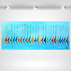 Sailing Symphony – Original Acrylic Painting by Edelgard Schroer