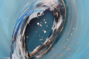 Ocean Loop – Original Acrylic Painting by Edelgard Schroer