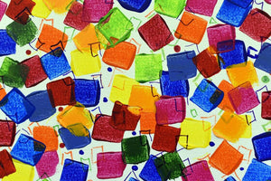 Dancing Pixels – Original Abstract Painting by Edelgard Schroer