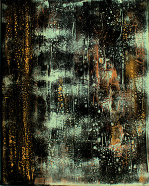 Goldies 2026 – Original Acrylic Triptych by Edelgard Schroer
