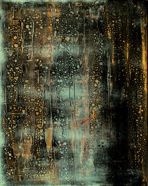 Goldies 2026 – Original Acrylic Triptych by Edelgard Schroer
