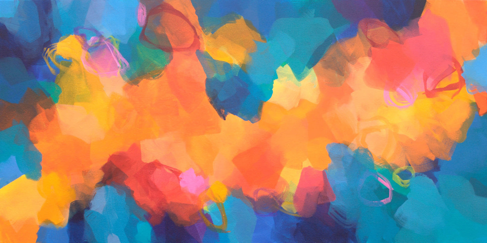 Dream Echoes Atmospheric Abstract Acrylic Work