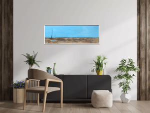 Sailing Silence – Original Acrylic Painting by Edelgard Schroer