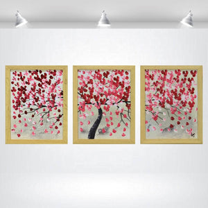 Spring Days in Japan – Original Acrylic Painting by Edelgard Schroer