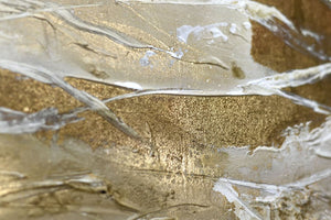 Golden Waves – Original Abstract Painting by Edelgard Schroer