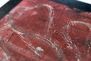 Hearts of Steel – Original Abstract Painting by Edelgard Schroer