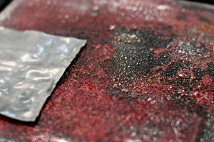 Metallic Echoes – Original Acrylic Painting by Edelgard Schroer