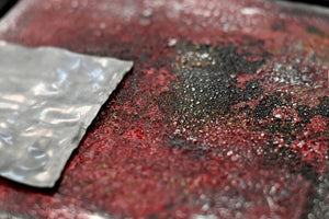 Metallic Echoes – Original Acrylic Painting by Edelgard Schroer