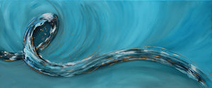 Ocean Loop – Original Acrylic Painting by Edelgard Schroer