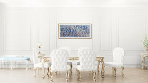 Winter White Irises — Original Painting by Lesley Blackburn