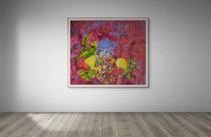 Autumn Fruits – Original Oil Painting by Lesley Blackburn