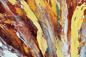 Flame Bloom II – Original Acrylic Painting by Edelgard Schroer