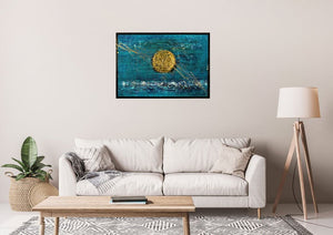 Solar Gold – Original Abstract Painting by Edelgard Schroer