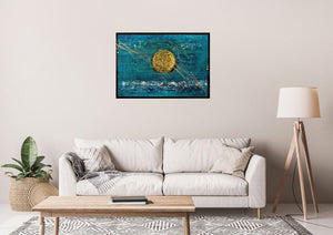 Solar Gold – Original Abstract Painting by Edelgard Schroer
