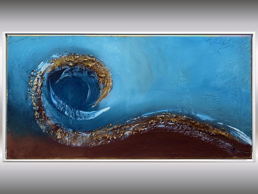 Flow of Time – Original Acrylic Painting by Edelgard Schroer