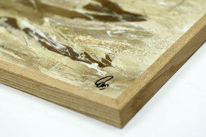Golden Waves – Original Abstract Painting by Edelgard Schroer