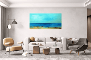 Endless Horizon – Original Large Seascape Painting by Edelgard Schroer