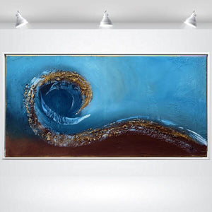 Flow of Time – Original Acrylic Painting by Edelgard Schroer