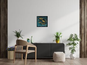 Golden Drift – Original Acrylic Painting by Edelgard Schroer