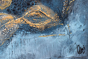 Golden Drift – Original Acrylic Painting by Edelgard Schroer