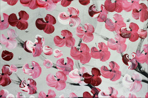 Friendship – Original Cherry Blossom Painting by Edelgard Schroer