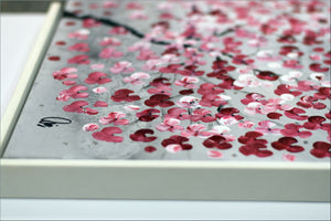 Friendship – Original Cherry Blossom Painting by Edelgard Schroer