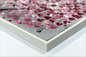 Friendship – Original Cherry Blossom Painting by Edelgard Schroer