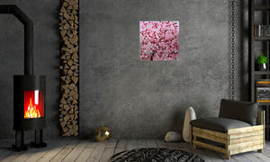 Blooming Dreams – Original Pink Blossom Tree Painting by Edelgard Schroer