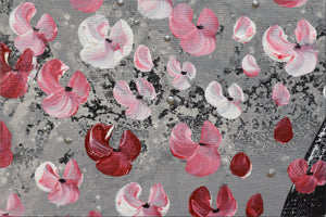 Blooming Dreams – Original Pink Blossom Tree Painting by Edelgard Schroer