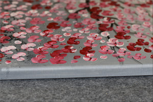 Blooming Dreams – Original Pink Blossom Tree Painting by Edelgard Schroer