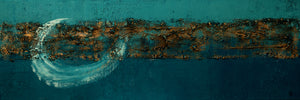 Blue Current | Original Abstract Seascape Painting | Edelgard Schroer