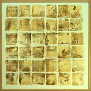 Memory Fields – Original Abstract Painting by Edelgard Schroer