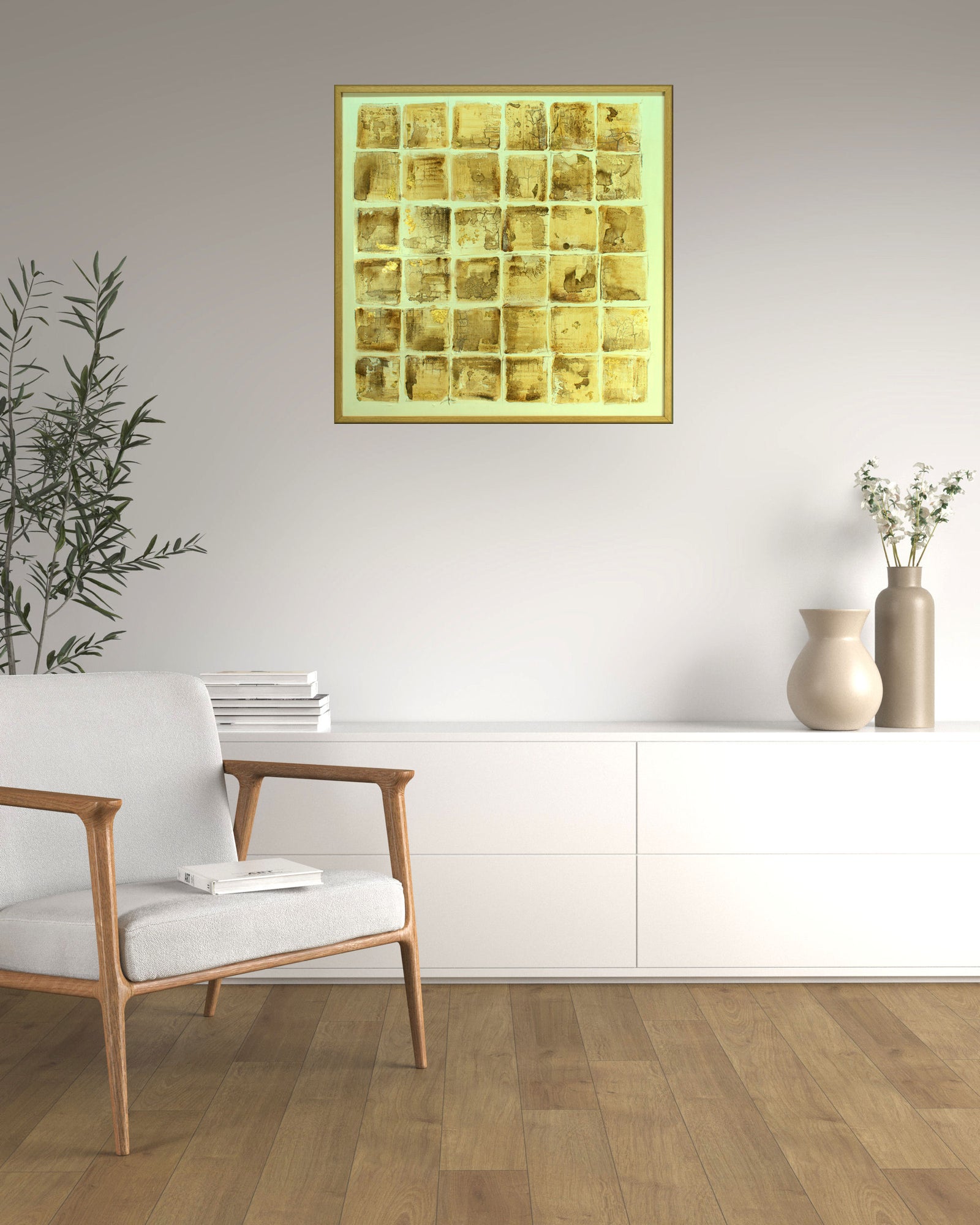 Memory Fields – Original Abstract Painting by Edelgard Schroer