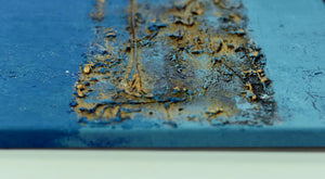 Blue Current | Original Abstract Seascape Painting | Edelgard Schroer