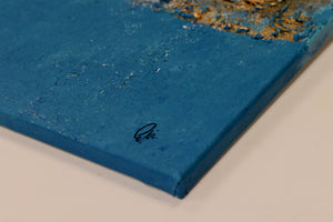 Blue Current | Original Abstract Seascape Painting | Edelgard Schroer