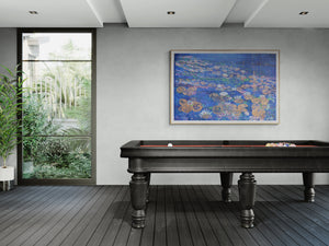 The Midnight Waterlilies | Original Impressionistic Painting by Lesley Blackburn