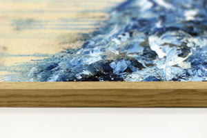 Blue Abstract Painting – Original Textured Contemporary Art | Blue Bloom