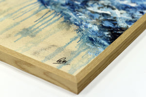 Blue Abstract Painting – Original Textured Contemporary Art | Blue Bloom